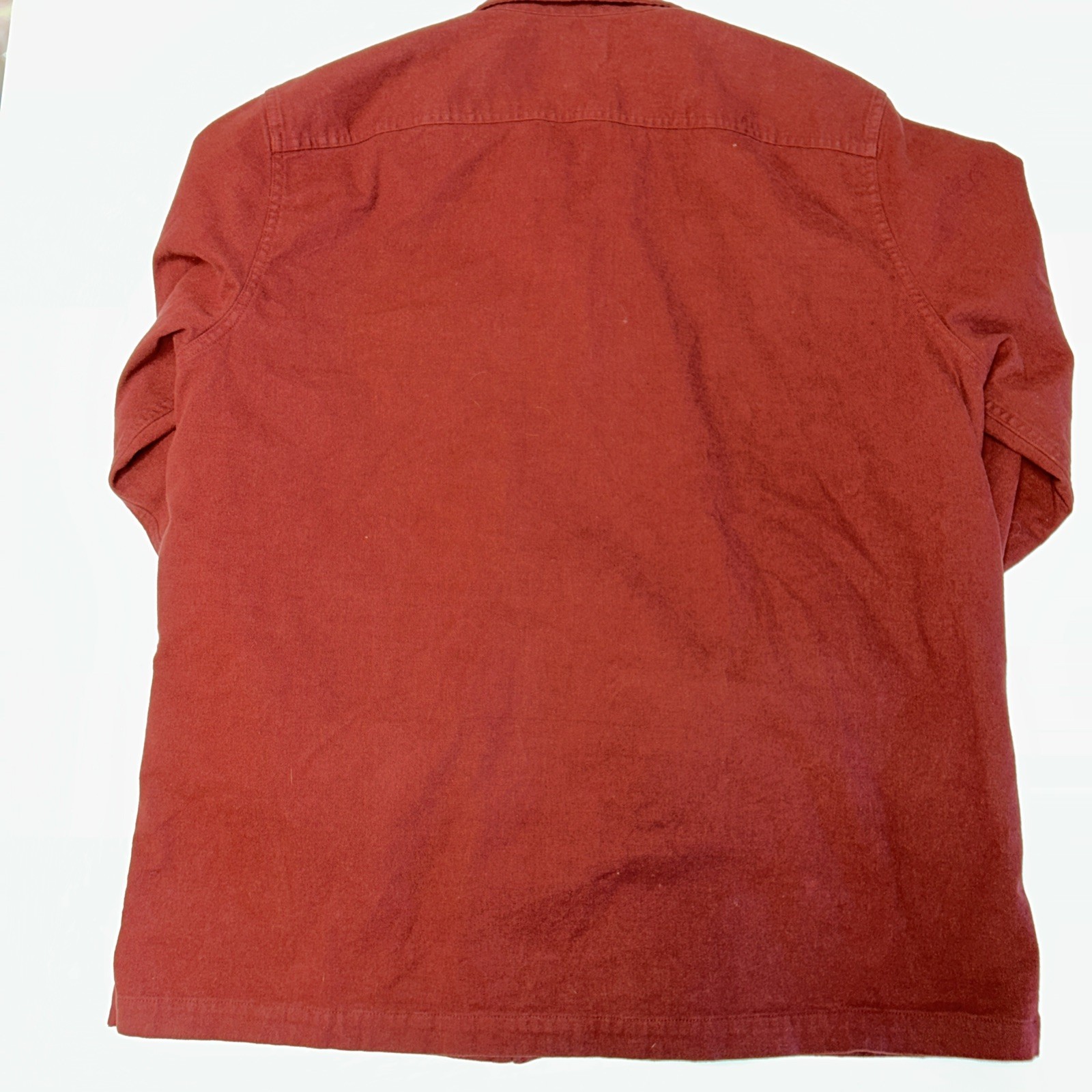 Bonobos Shirt Jacket Men L Burgundy Shirt Button-Down Pockets Modern