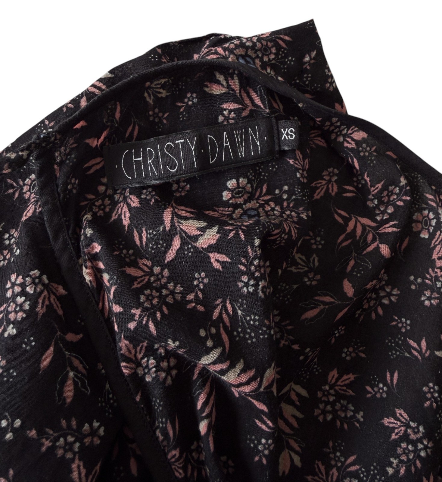 Christy Dawn Tallulah Tie-Back Midi Dress Wildblooms Floral Size XS