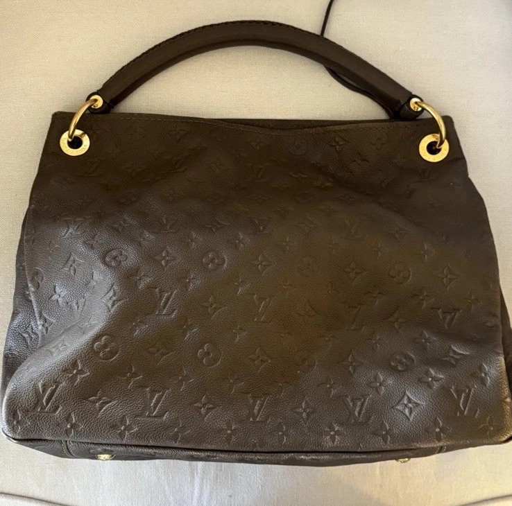 Louis Vuitton Brown Artsy MM Empreinte Leather bag 2011 Gold hardware
