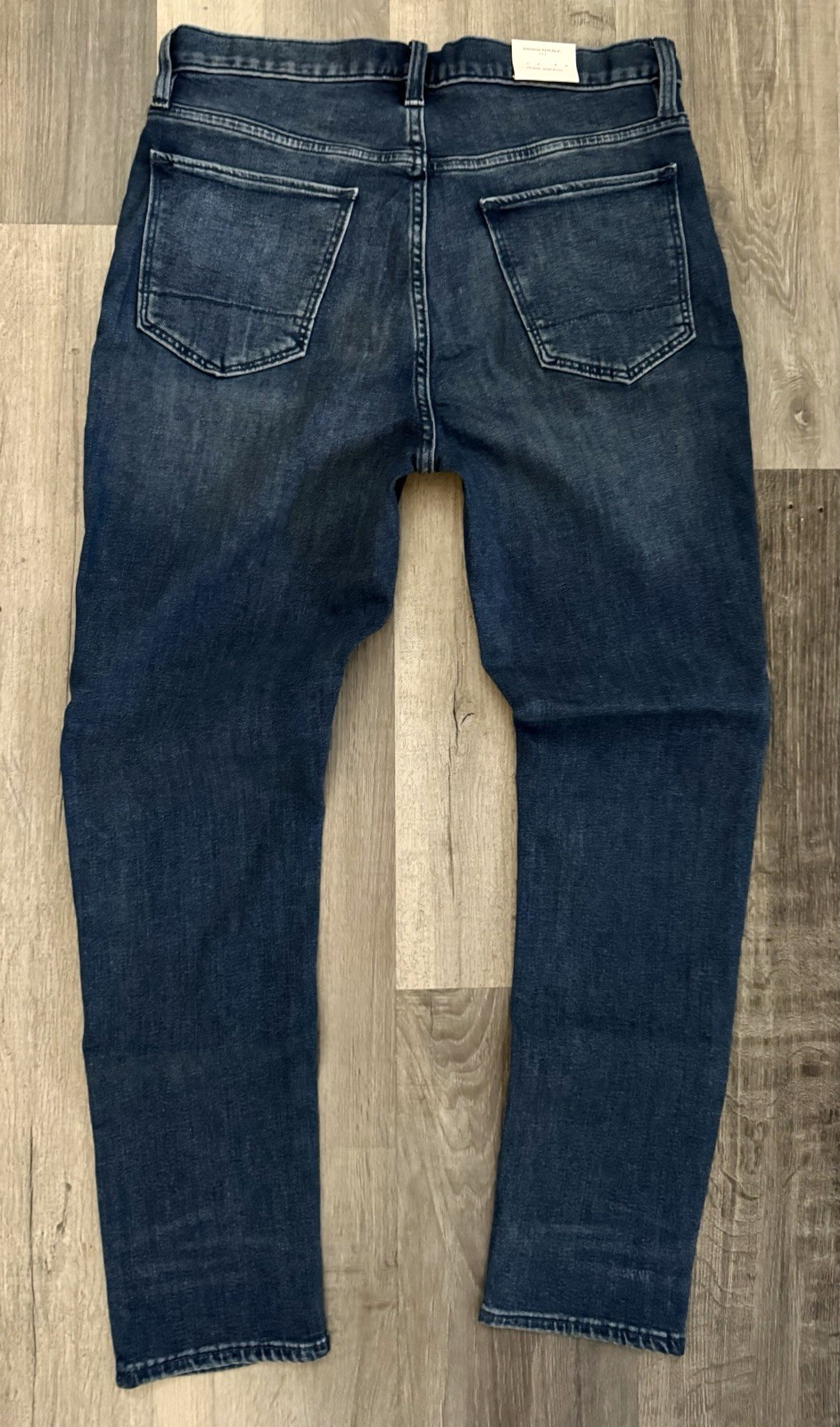 Banana Republic Premium Slim Fit Jeans Men Size 34 X 36 Travel Blue Wash Stretch