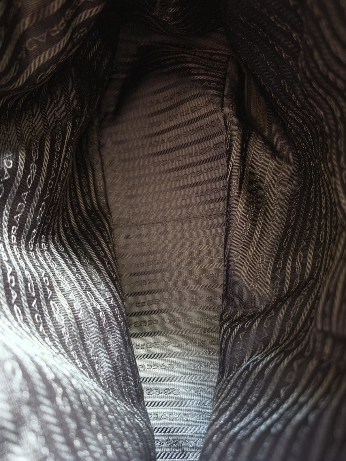 Prada Cinghiale Medium Pleated Frame Satchel Bag