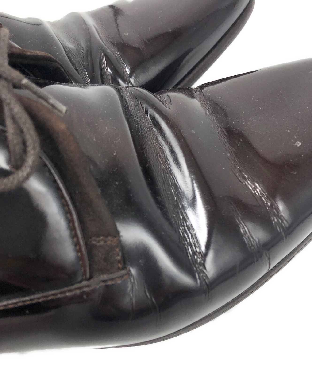Dolce & Gabbana 3-Hole Enamel Shoes BFl26
