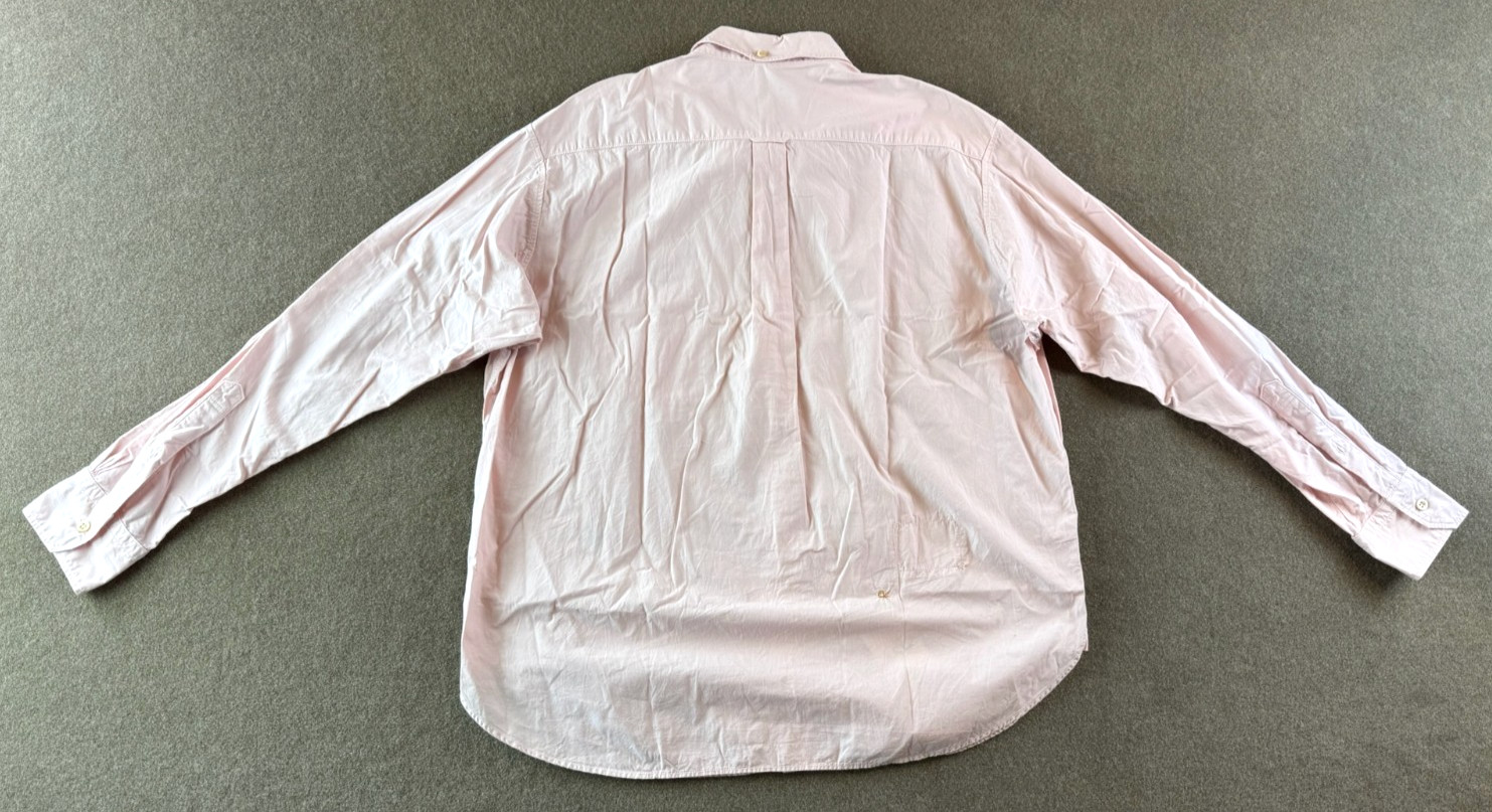 45rpm 45R Pink Cotton Button Down Shirt Made in Japan Men’s Size 4 (US M/L) NWT