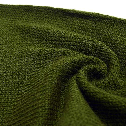 Gelante Men Classic Knit Winter Scarf Warm Double layer Top Gift For Birthday