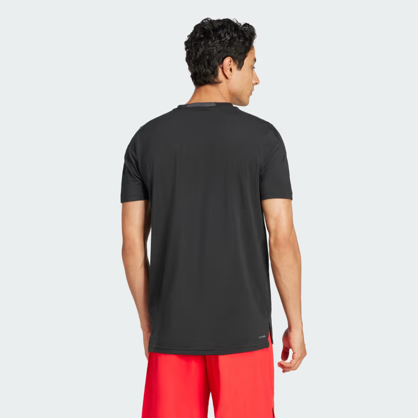 adidas men Designed 4 Training 3-Stripes Tee