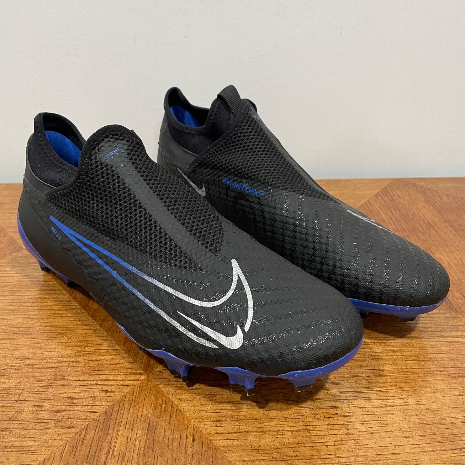 Nike DD9472-040 Phantom GX Academy DF FG MG Soccer Cleats Mens 11 Black Royal