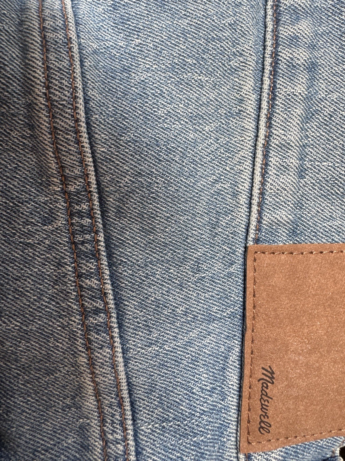 MADEWELL The ’90s Straight Jeans Light Wash Denim Fair Trade Certified Size 30
