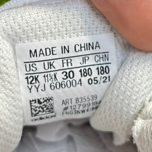 Adidas Triple Cheer Boys Size 12K White Athletic Cheerleading Shoes Sneakers