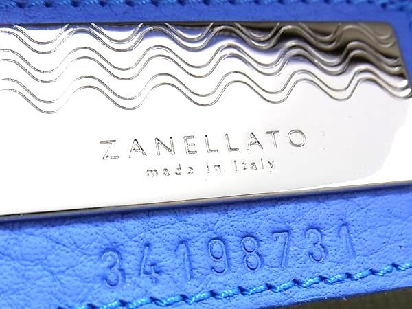 ZANELLATO Postina Leather 2 Way Shoulder Bag Blue FM4482