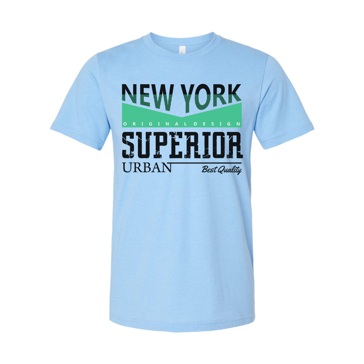 New York Superior Urban Graphic Tee With Original Design For Unisex Short Sleeve
