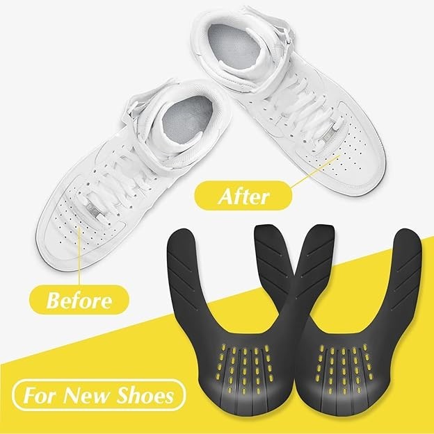 6 Pairs Shoe Crease Protector, Shoe Toe Protectors, Crease Protectors for