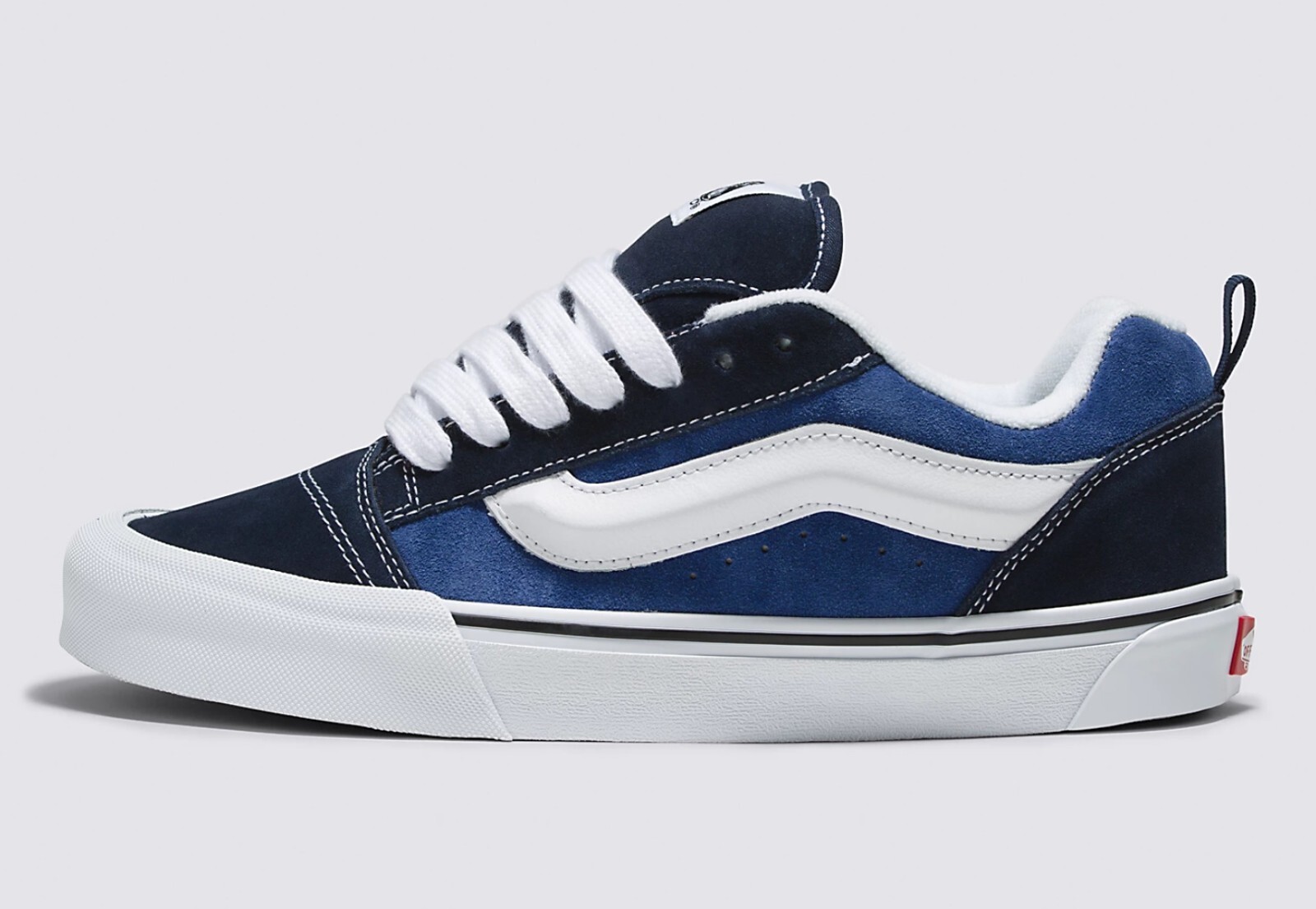 Vans KNU SKOOL Navy / True White Men’s Casual Skate Unisex Sneaker Shoes New