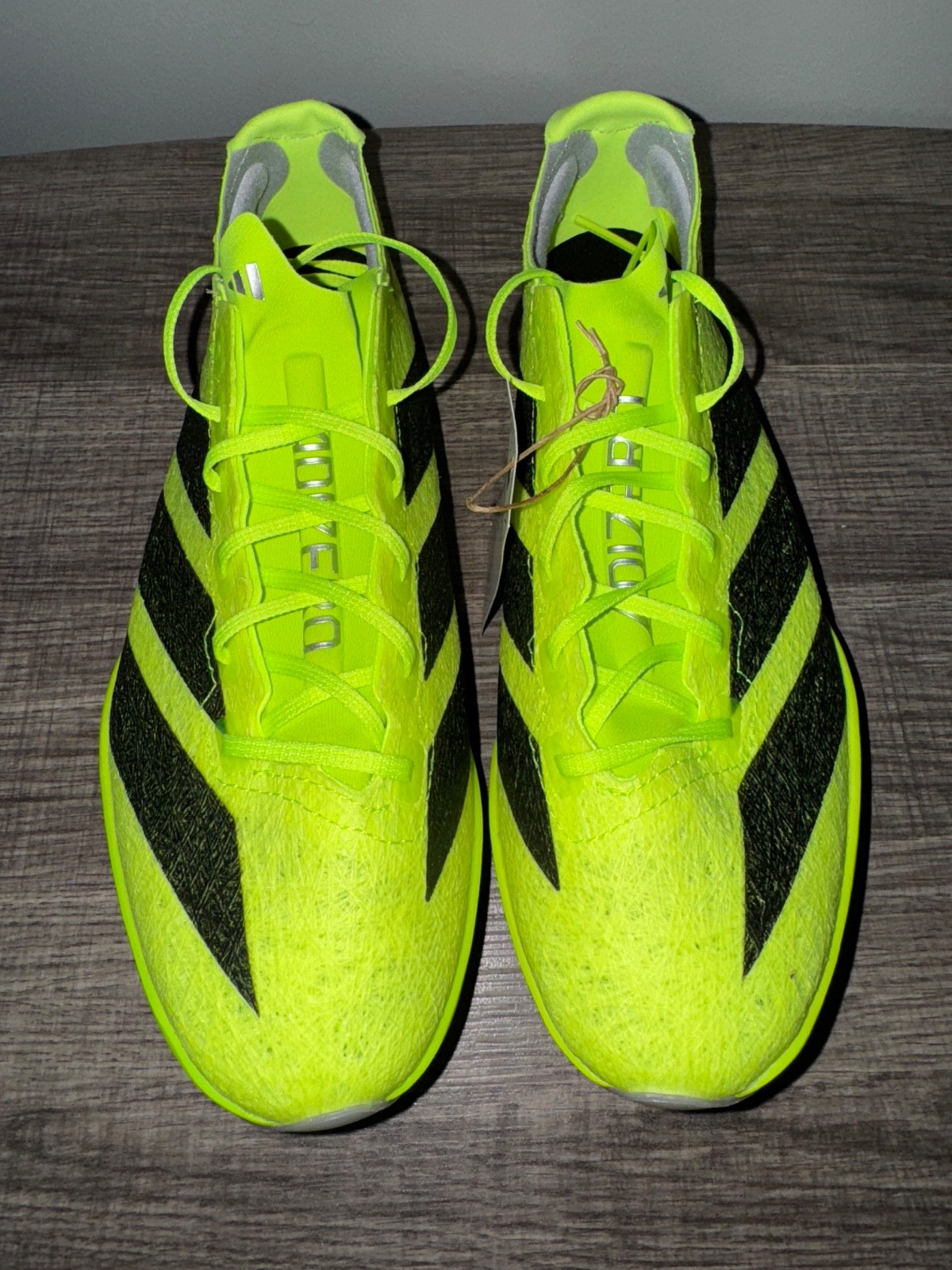Men’s Size 7 – Adidas Adizero Prime SP 3 Strung Spikes Neon Lucid Lemon IH5800