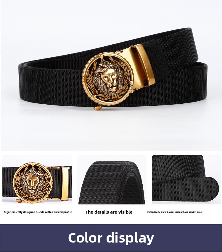 Tactical Belt Automatic Buckle Easy Outdoor Sports Quick Dismantling Nylon 3.5cm