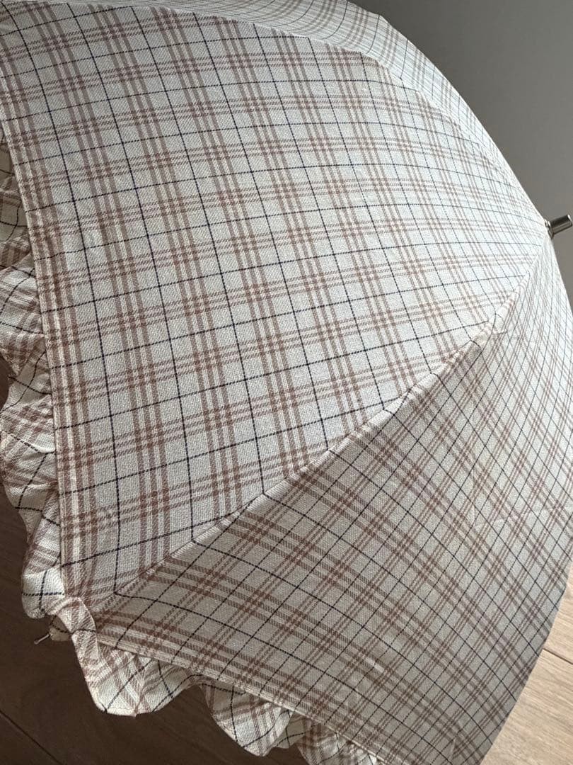 Burberry Nova Check Folding Umbrella Beige Diameter 50 cm / 19.7 in