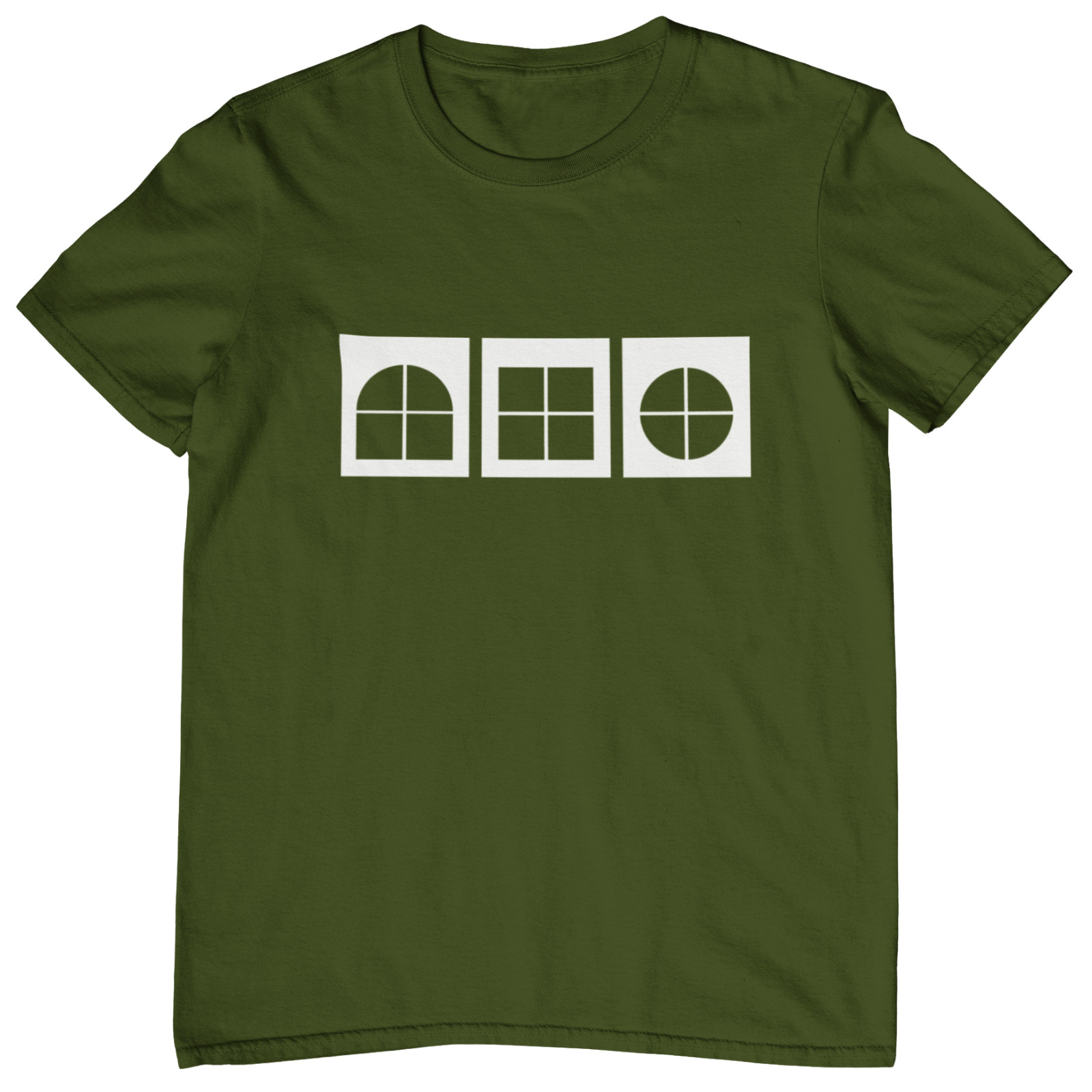 Play School Windows T-Shirt – 80s 70s kids childrens TV rainbow button retro 90s