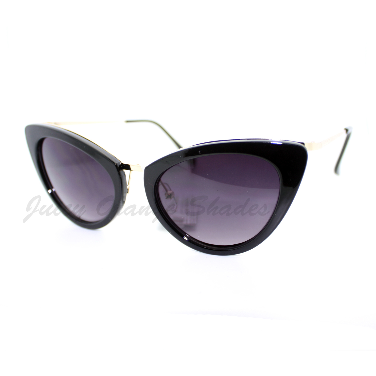 Womens Cateye Sunglasses Designer High Fashion Chic Retro Shades