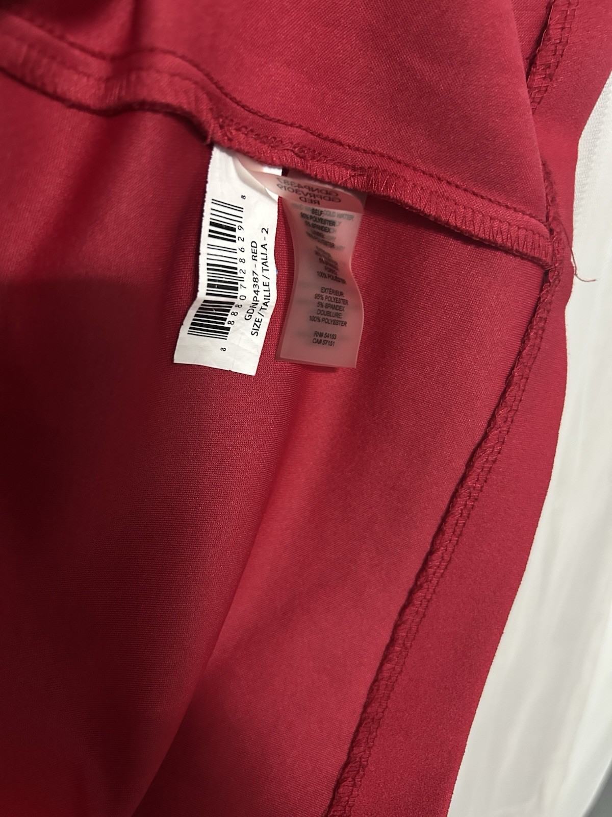 GUESS Red Solid Sweetheart Neck Sleeveless Sheath Bodycon Knee Dress 2