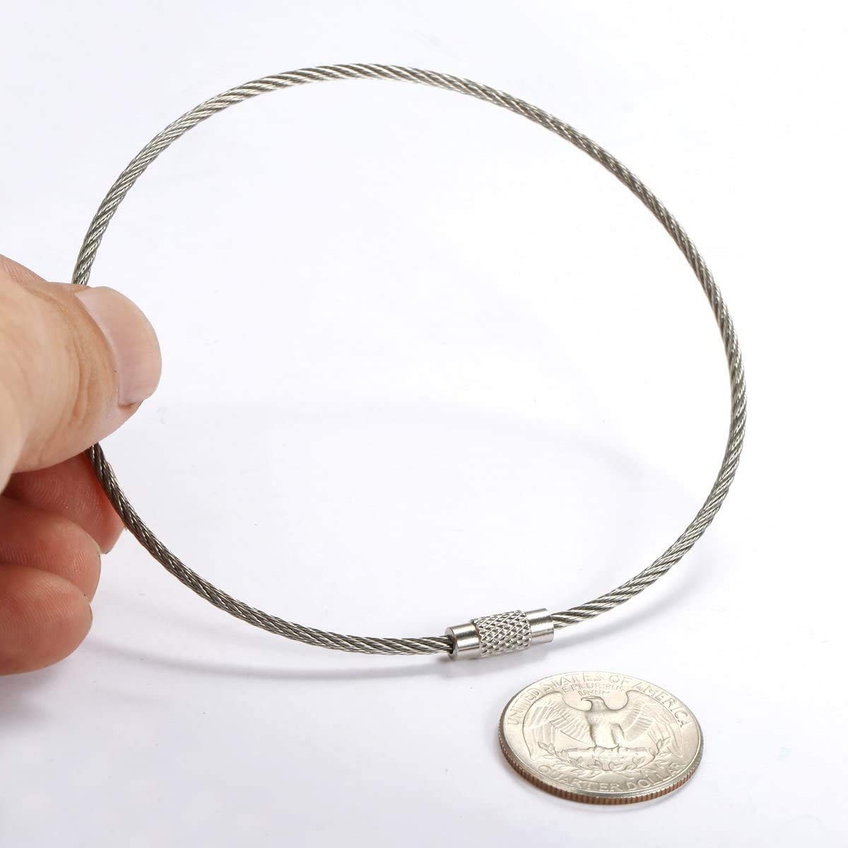 bayite BYT-WKC-054 10 Inch Stainless Steel Wire 10 inch length, Silver