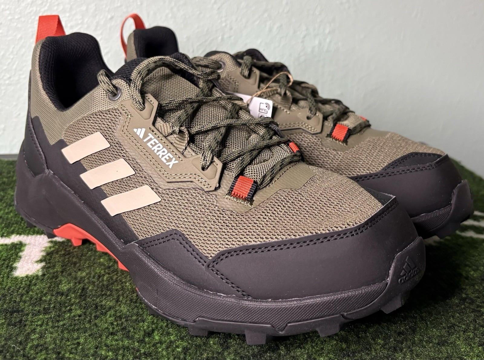 US Men’s 9 Wide – Adidas TERREX AX4 “Olive Strata Core Black” IG8852, Hiking