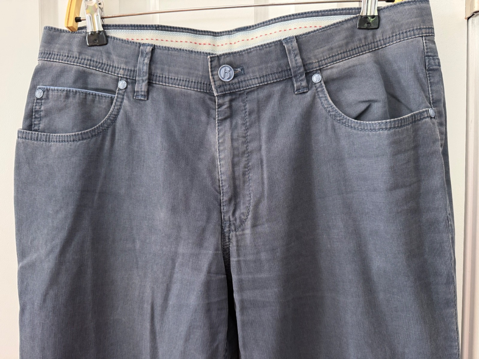 Hiltl European German Engineered Straight Leg Pants Trousers, Men’s 34 x 36