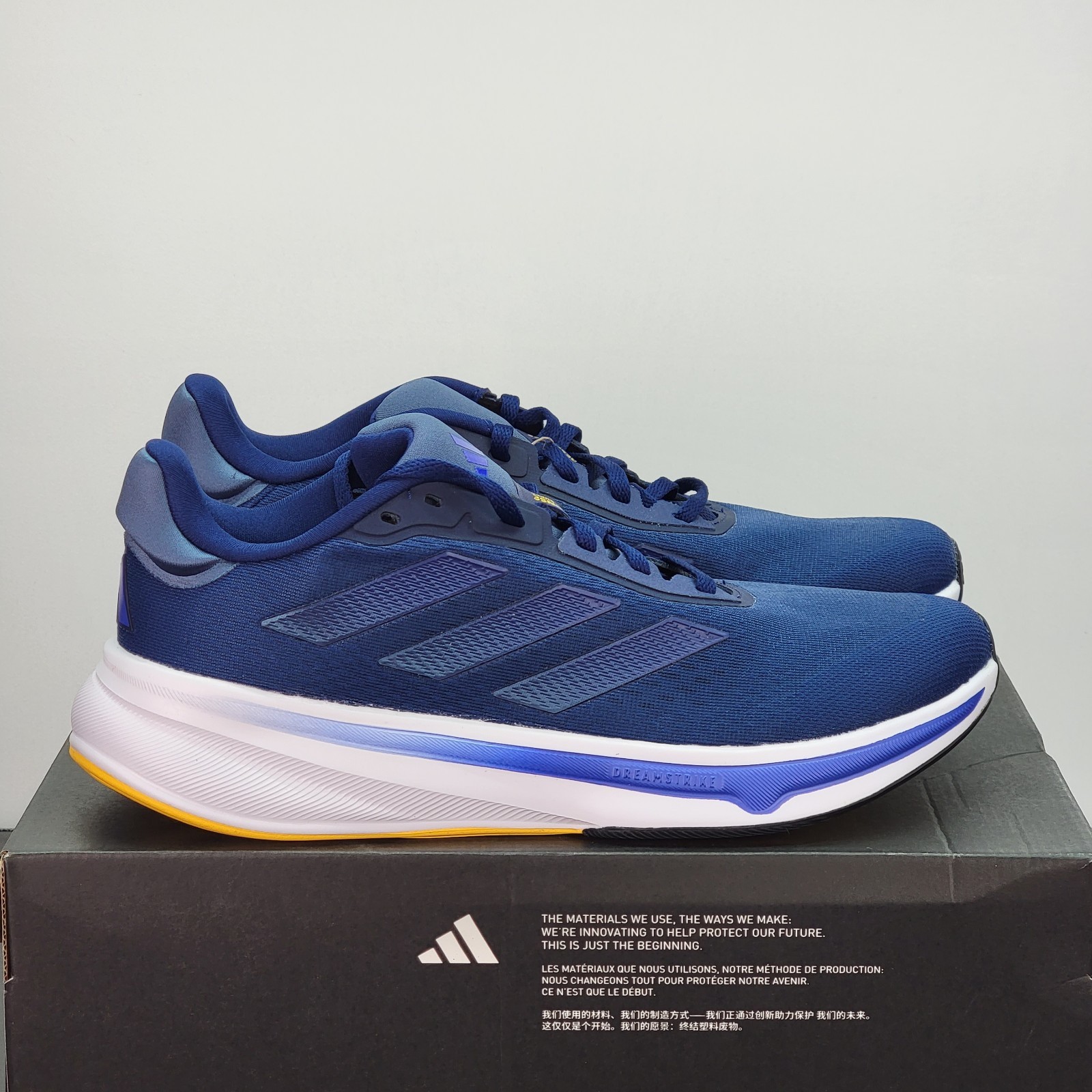 Adidas Response Super Men’s Size 10.5 Running Shoes Blue Athletic Sneakers