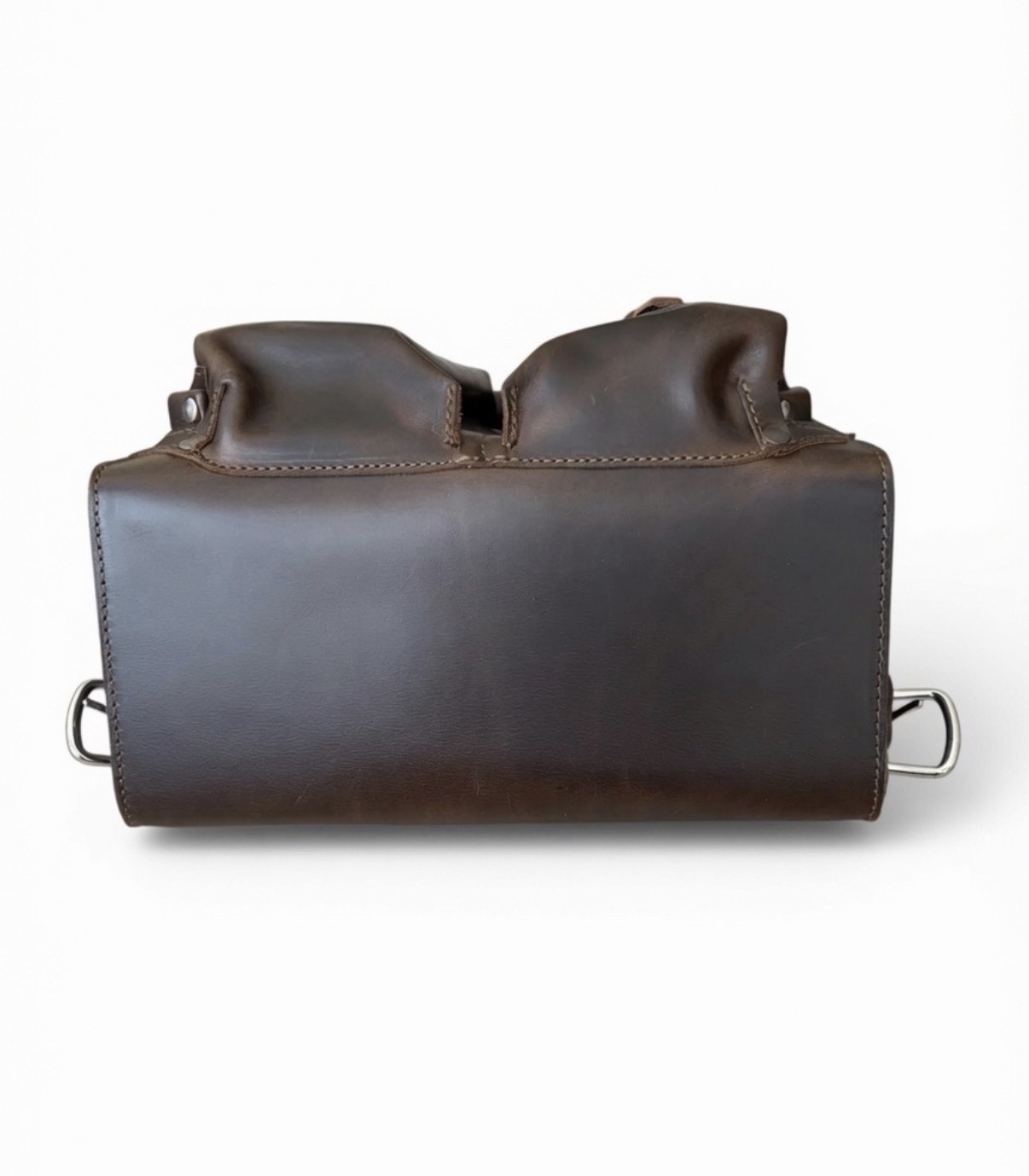 Saddleback Leather Co. – Big Mouth Leather Backpack in (DCB) Dark Coffee Brown