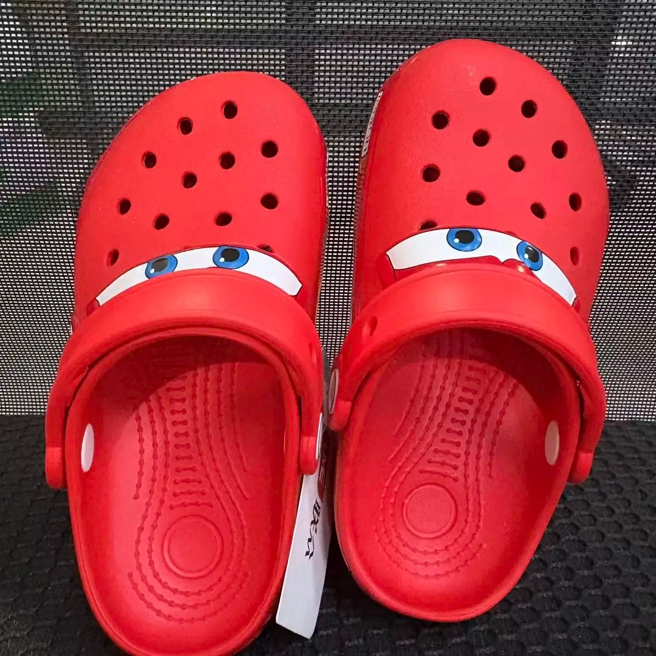 Kid’s LIGHT-UP Lightning McQueen Crocs boys girls Shoe Clog Disney C8-J3 Size **