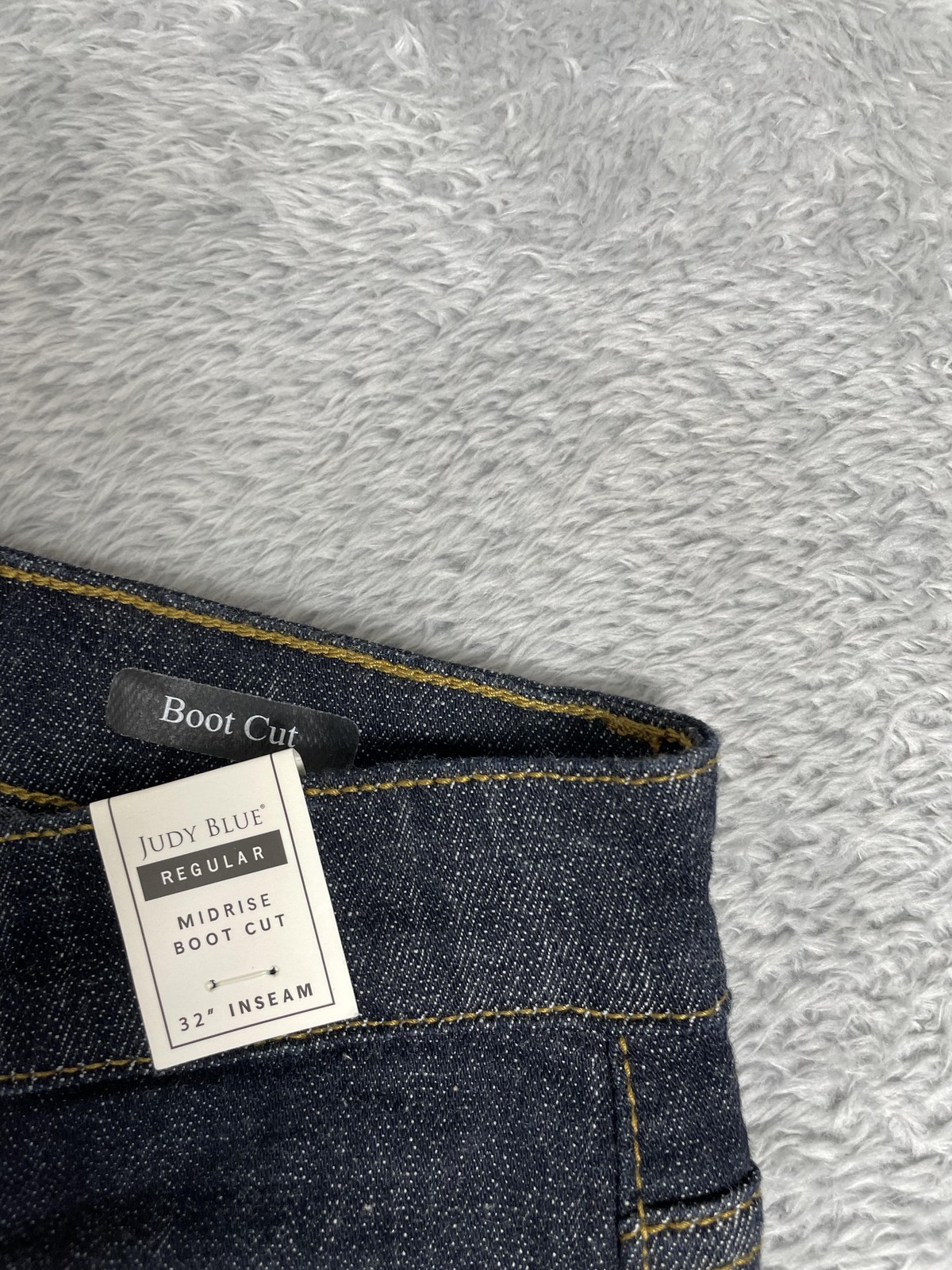 Judy Blue Boot Cut Jeans Womens 7/28 Blue Dark Wash Mid Rise Stretch Denim