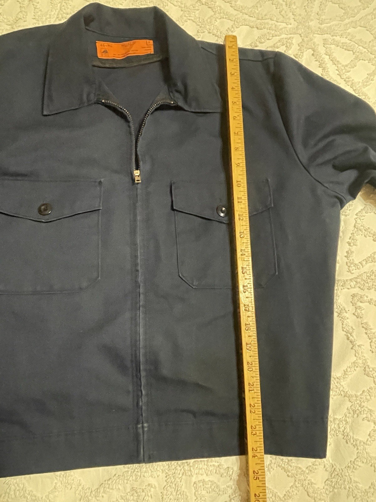 Vintage USPS Mail Carrier Full Zip Jacket Quilted Liner Not Available Sz 46 R