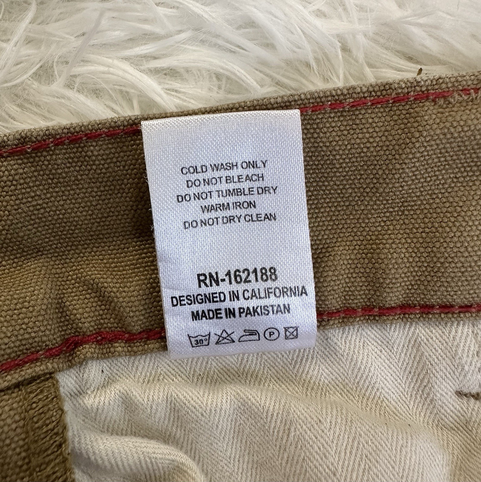 Iron & Resin Men’s Double Knee Journeyman Canvas Work Pants Size 36