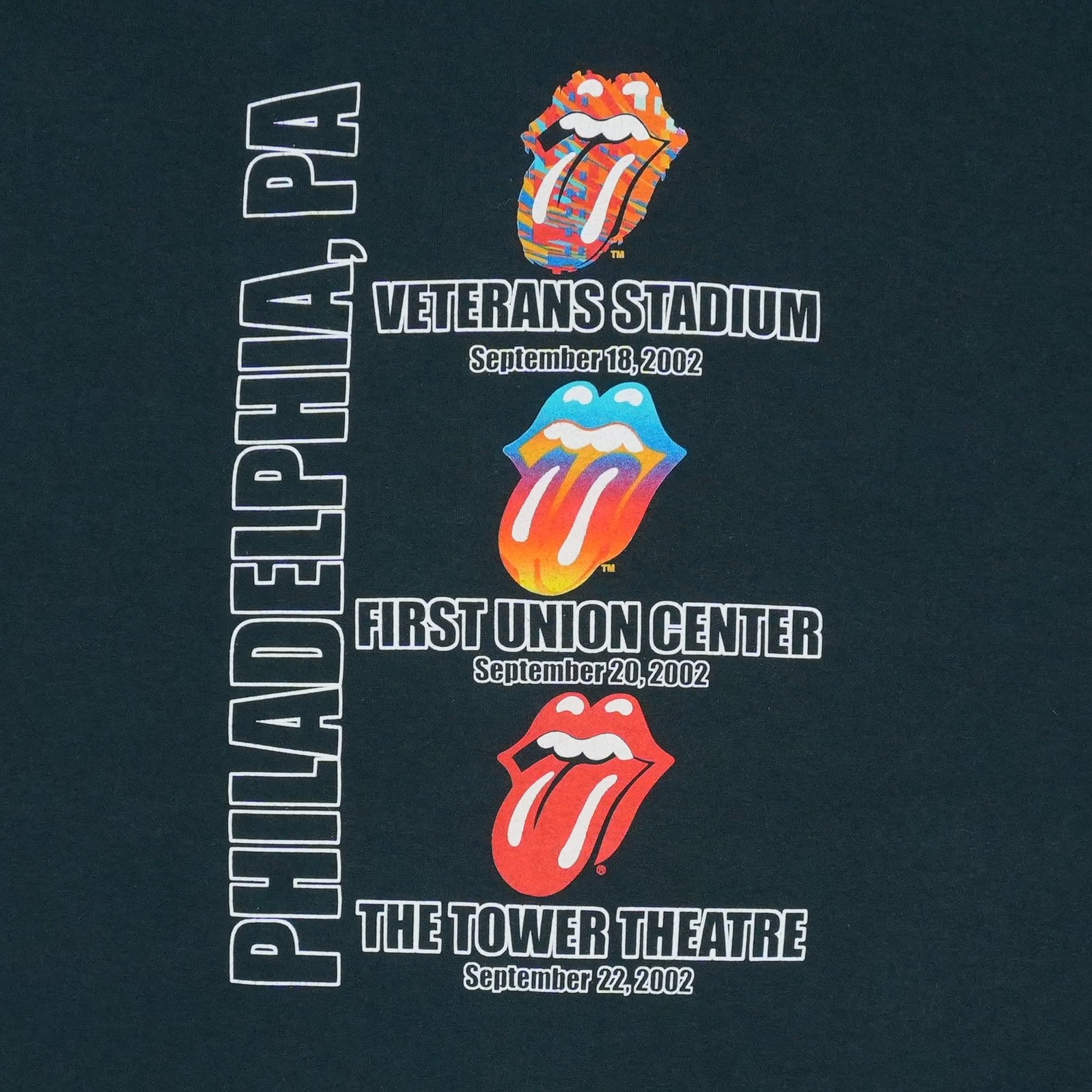 Vintage 2002 Rolling Stones Philadelphia Tour Shirt Size: Extra Large