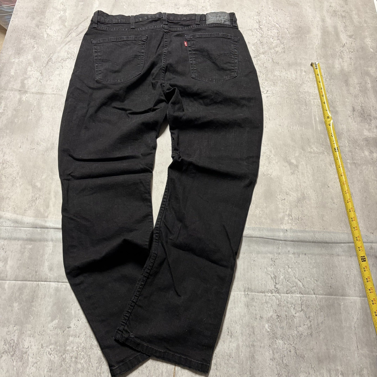 Levi’s 541 Mens Dark Black Wash Athletic Taper Fit Jeans Black 38X32