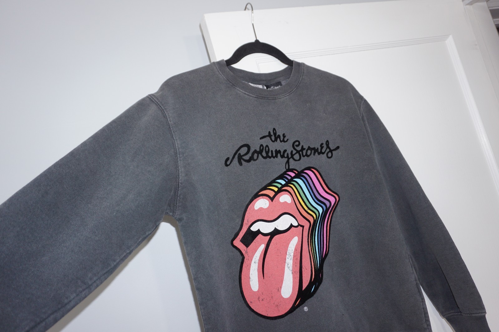 The Rolling Stones Zara Kids Size 13-14 (cm 164) Crew Neck Sweatshirt Gray