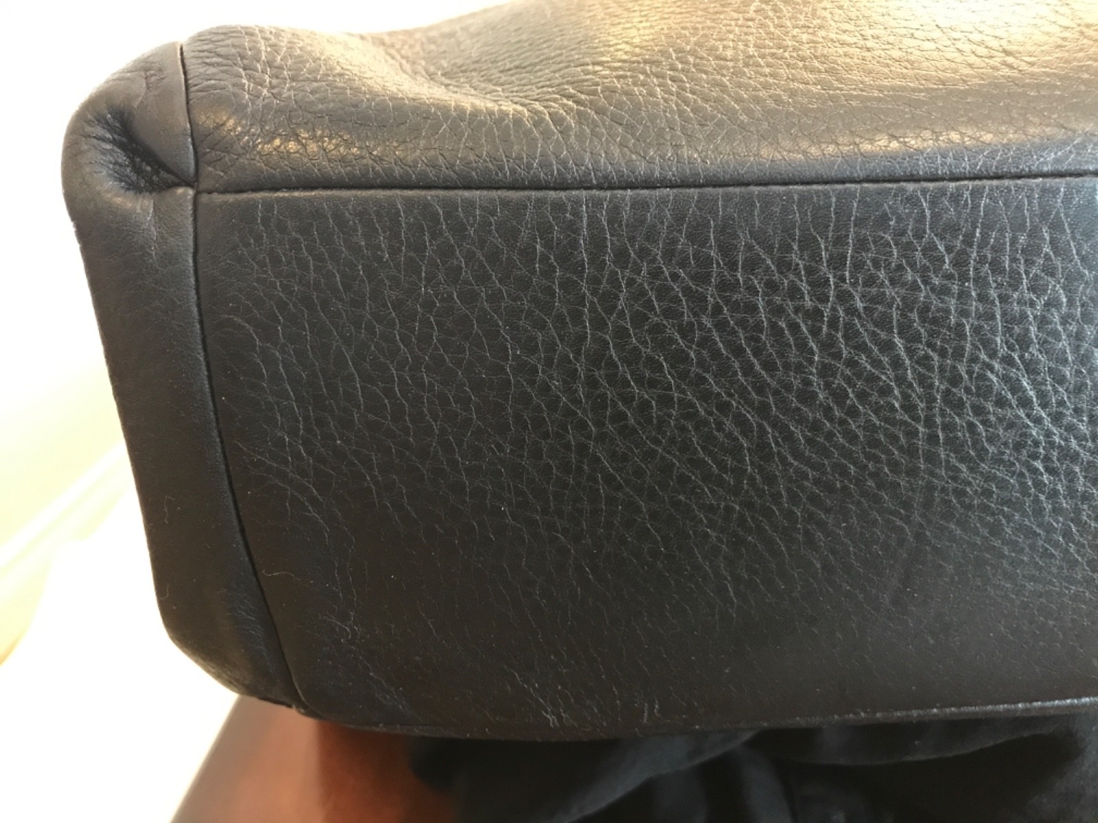 Coach Madison Phoebe Black Pebbled Leather Hobo Satchel Handbag