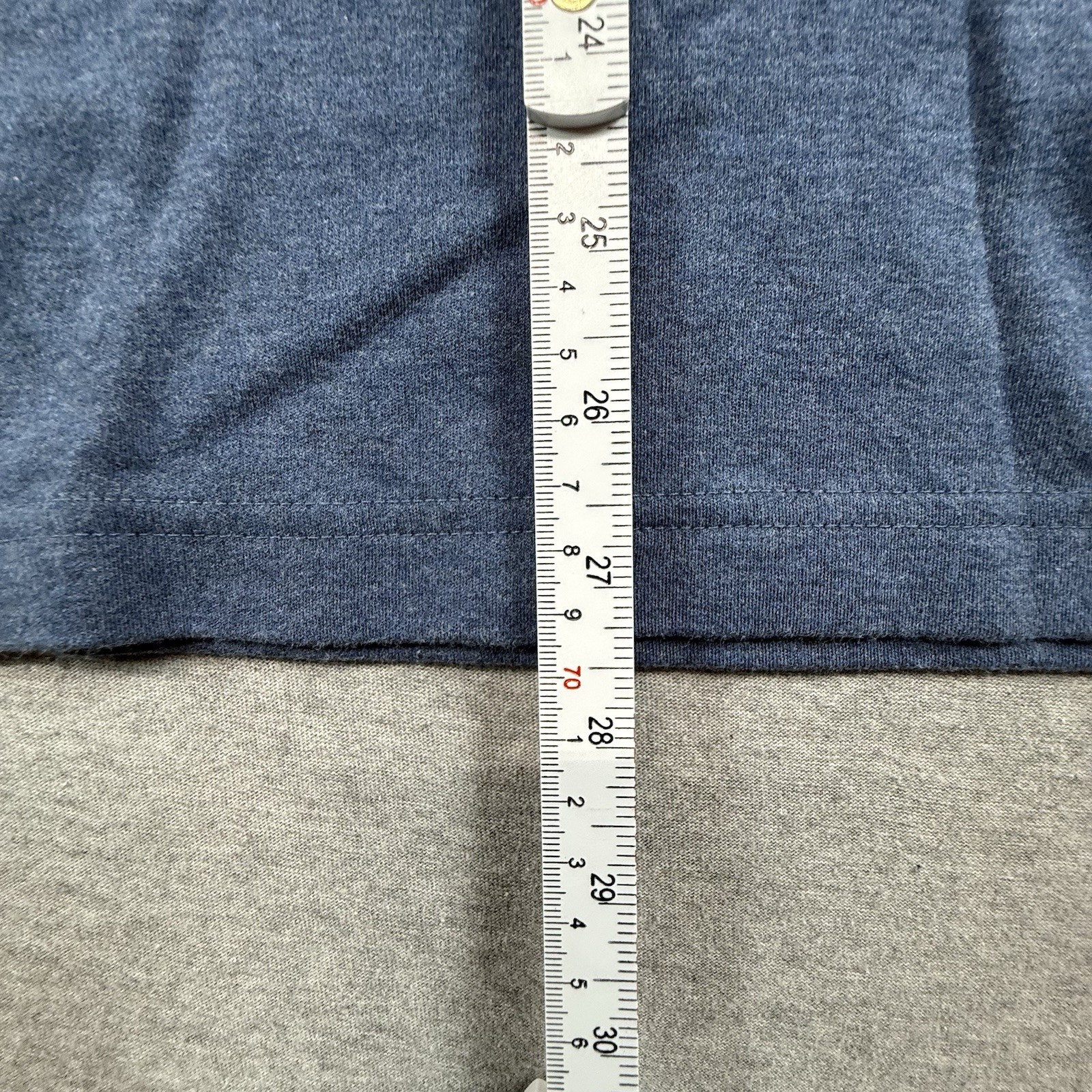 LL Bean Mens Large Turtleneck Shirt Long Sleeved Blue Pullover