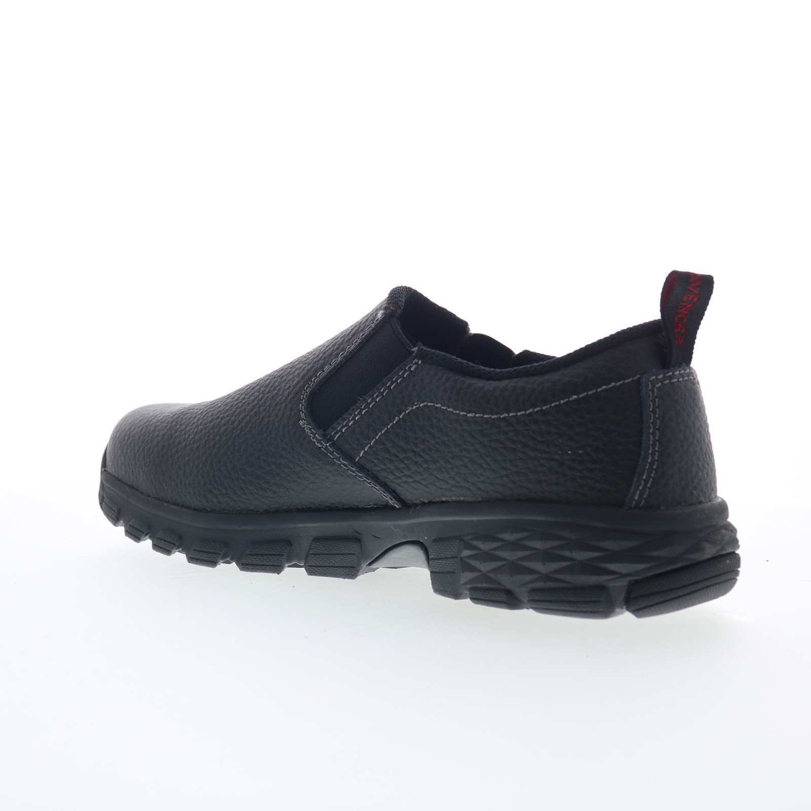 Avenger Flight Slip-On Alloy Toe A7001 Mens Black Work & Safety Shoes