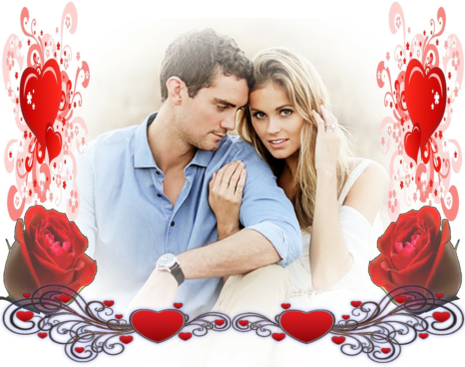 Your couple picture on a T shirt design