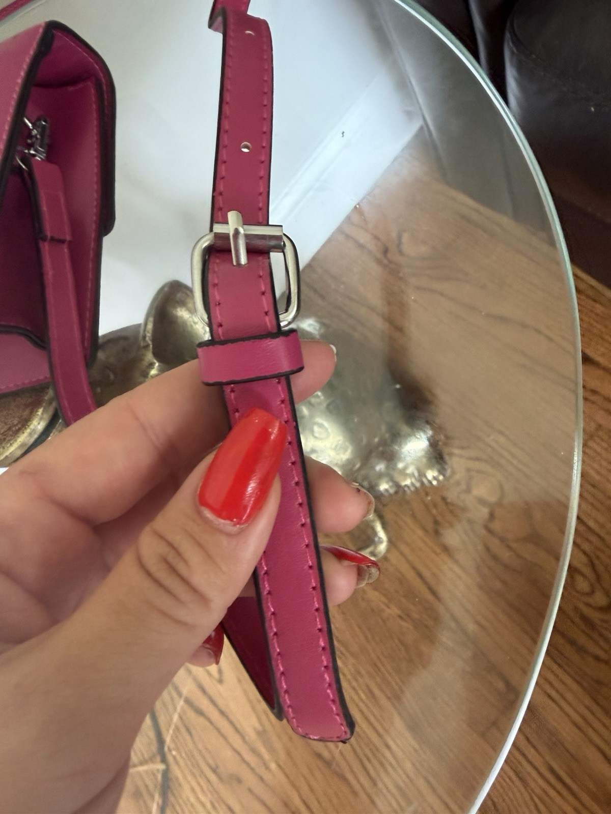 OFFWHITE Flap Crossbody Bag w/ Adjustable Strap