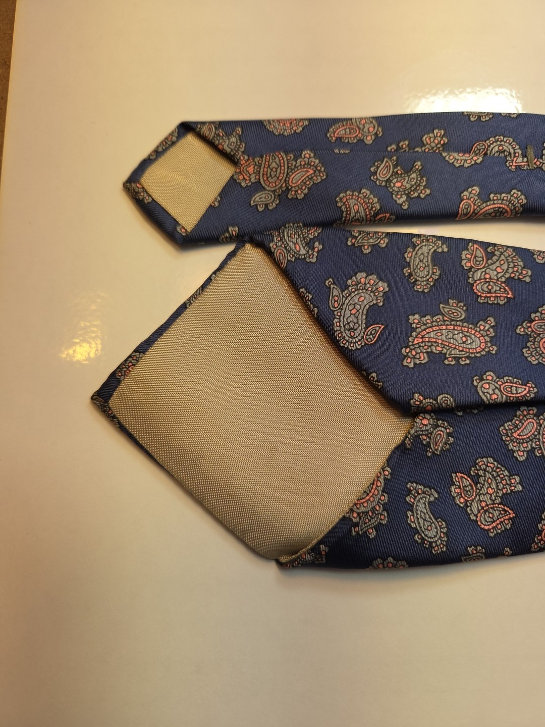 Johnny Carson Vintage Silk Tie Paisley Multicolor Men’s Classic 57″‑60″