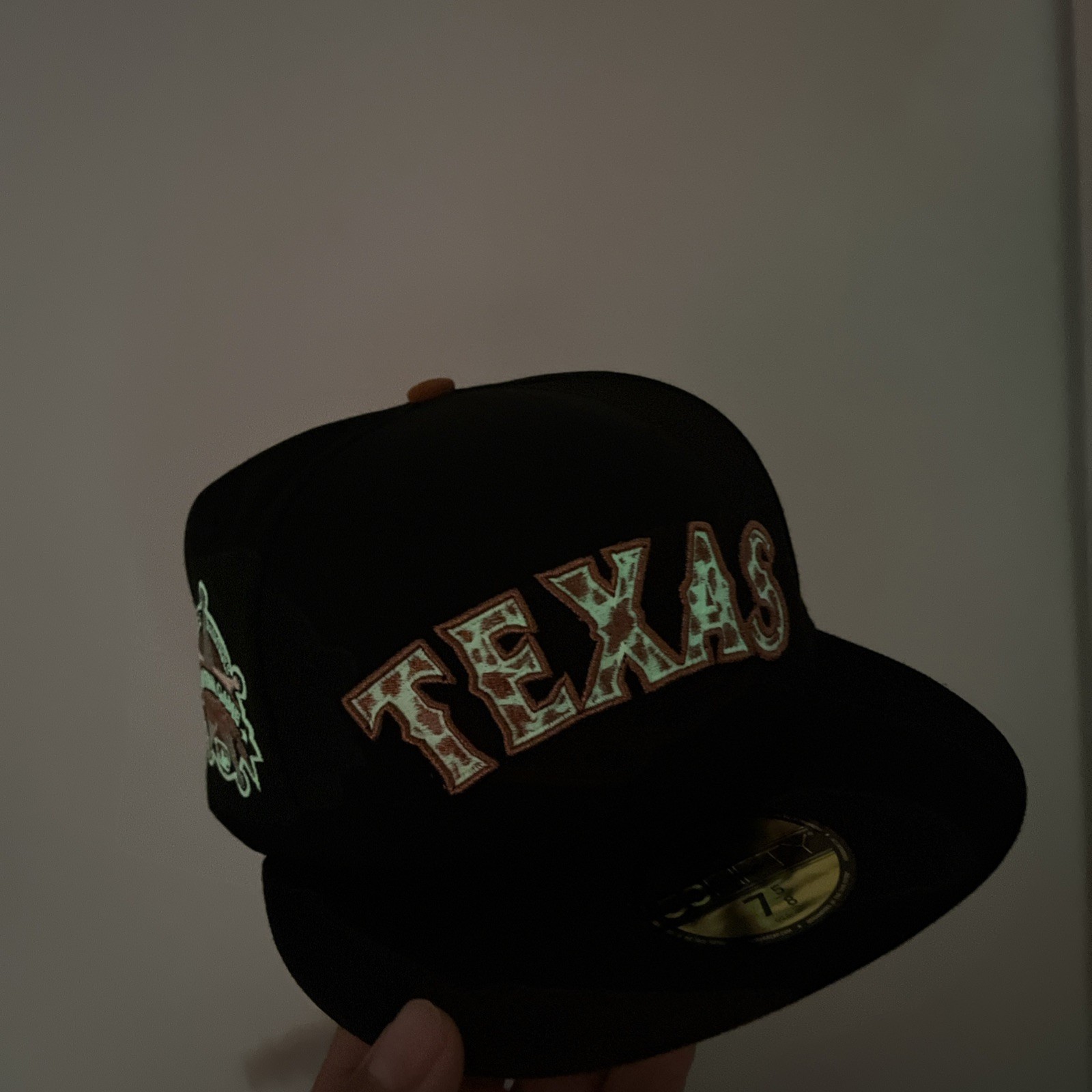 New Era x Prociety Texas Rangers CATTLE RANCH COW BEVO 59Fifty Size 7 5/8