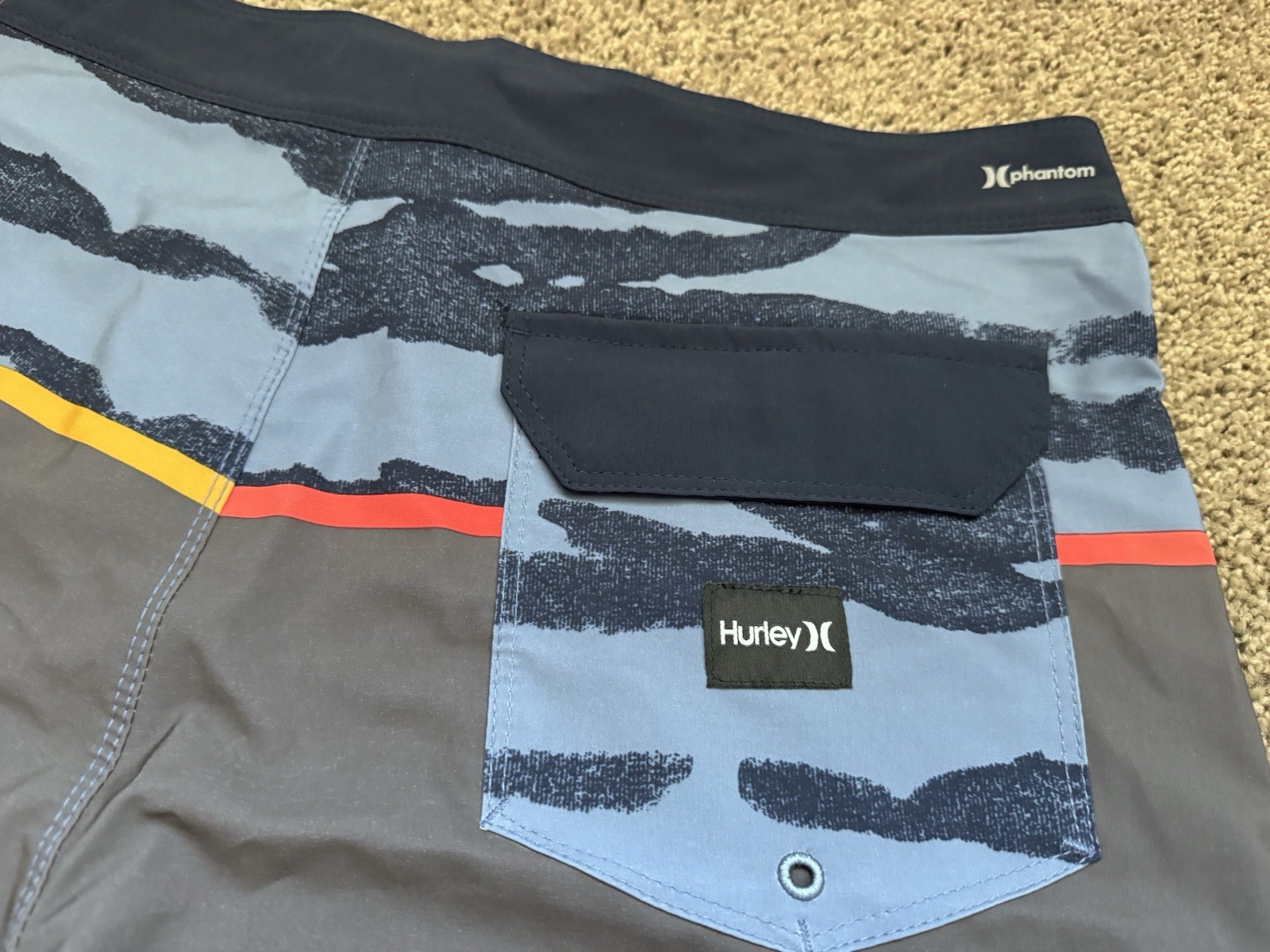 $65 BRAND NEW HURLEY PHANTOM MENS SWIM BOARD SHORTS FLASHBACK 32 X 18