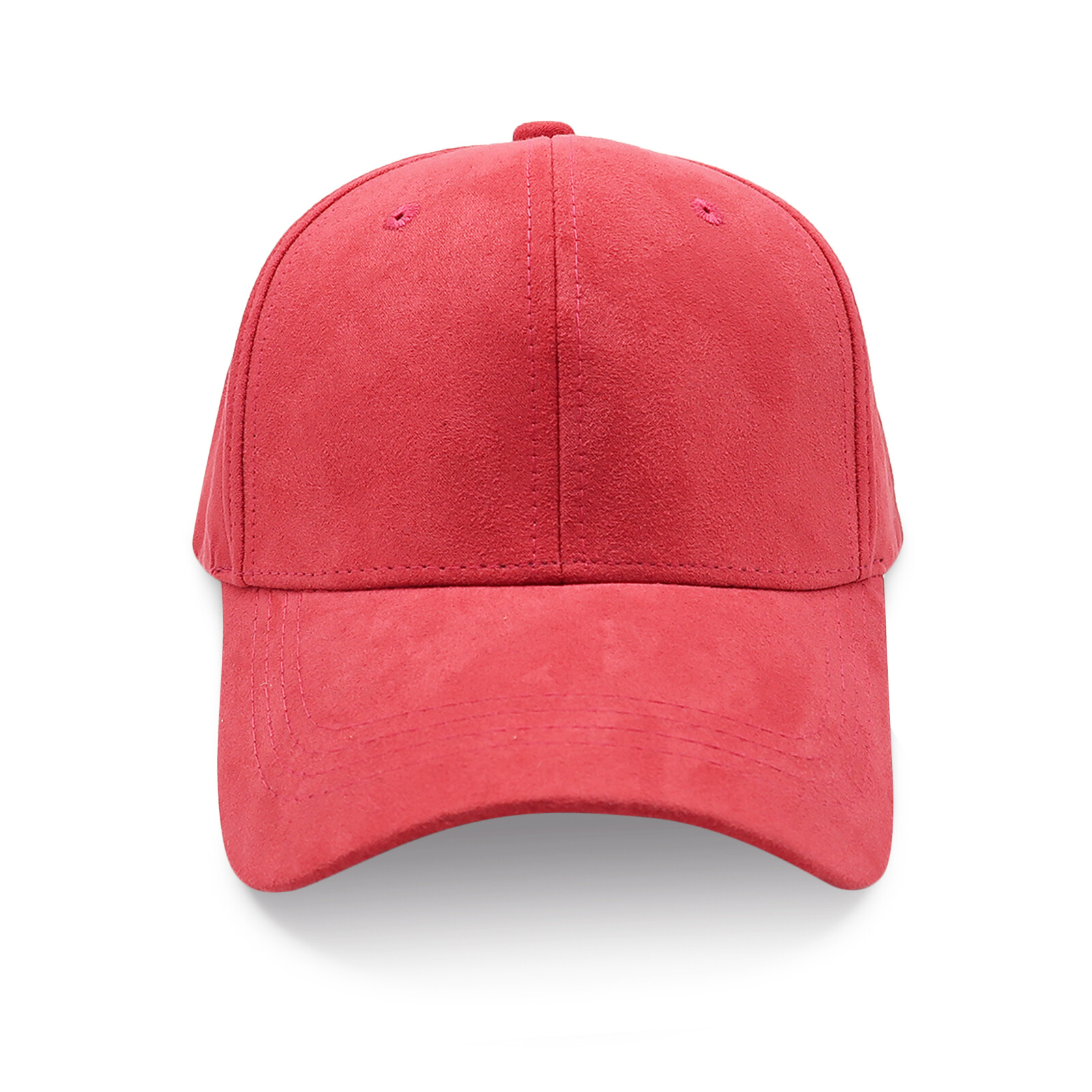 Suede Hat Baseball Cap Classic Adjustable Curved Visor Solid Plain Blank Dad Men