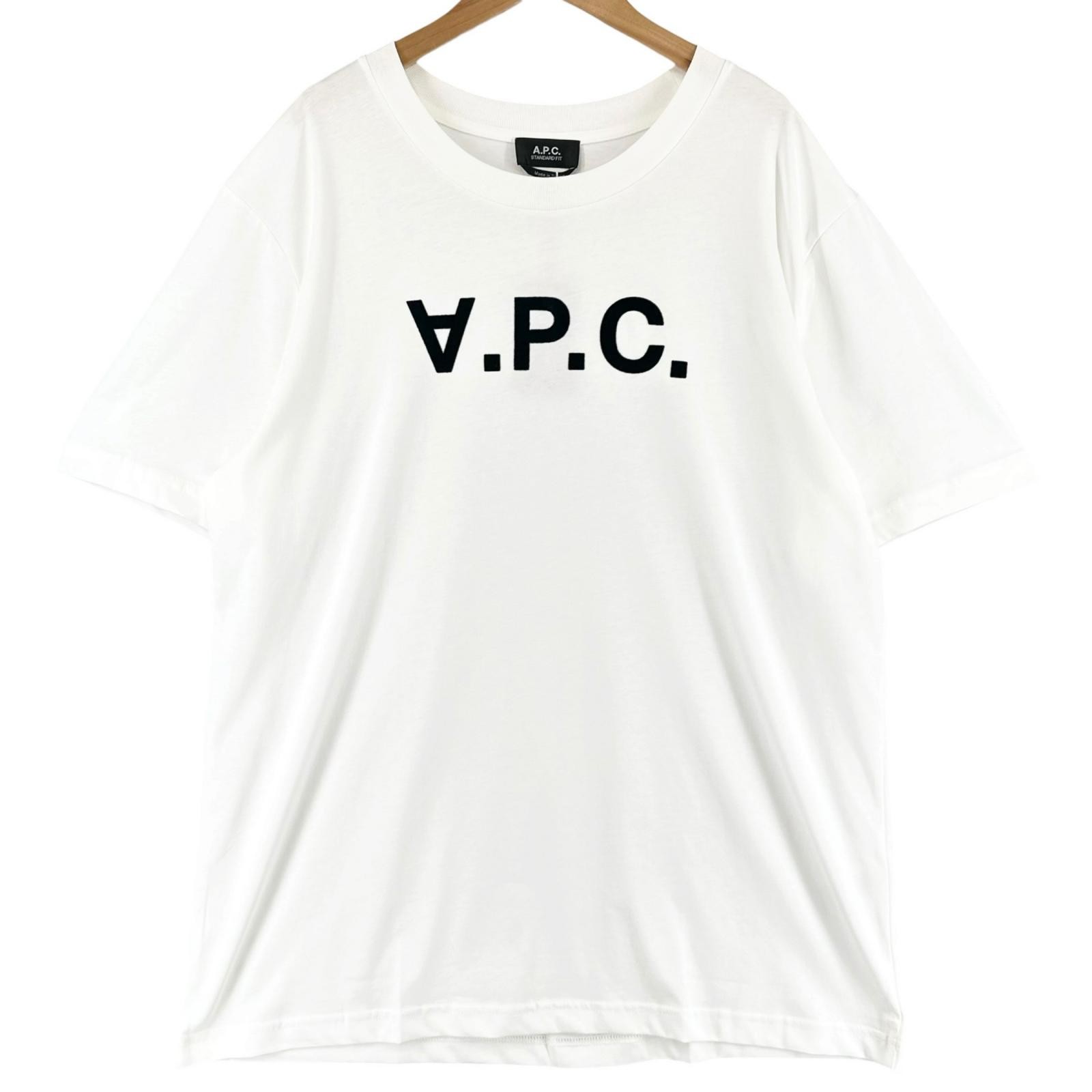 A.P.C. Standard Grand VPC brand logo Short sleeve T-shirt white mens XL【us…