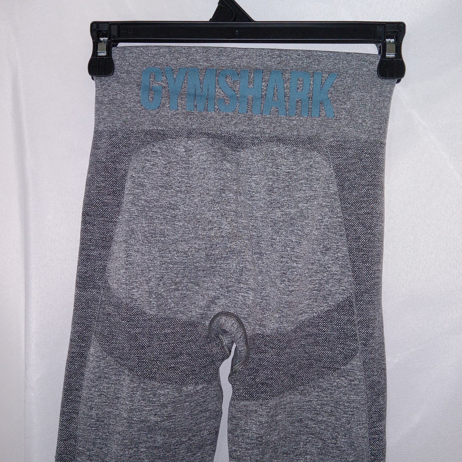 Gymshark Women’s Flex High Waisted Seamless Leggings Gray Marl/Blue Size XS