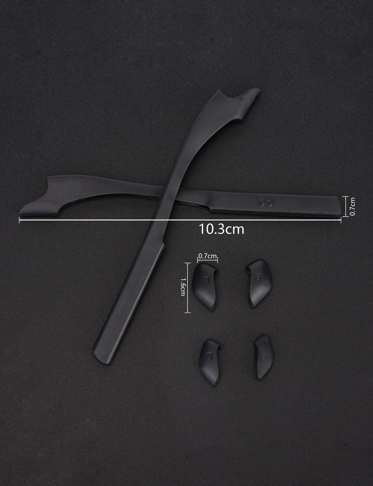 Replacement Earsocks & Nose Pieces for-Oakley Half Jacket 2.0 Sunglass – Options