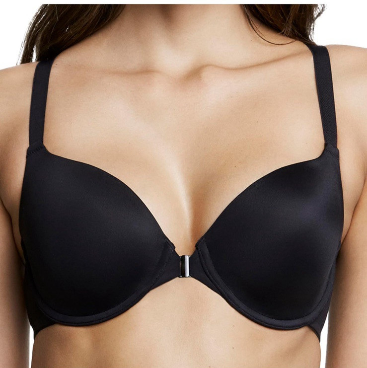 Dominique Talia Front Closure Racerback Bra Black 42F New with Tags