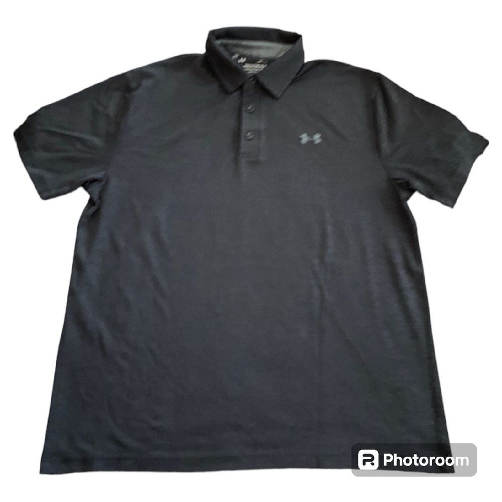 Under Armour Mens Large dark gray playoff polo