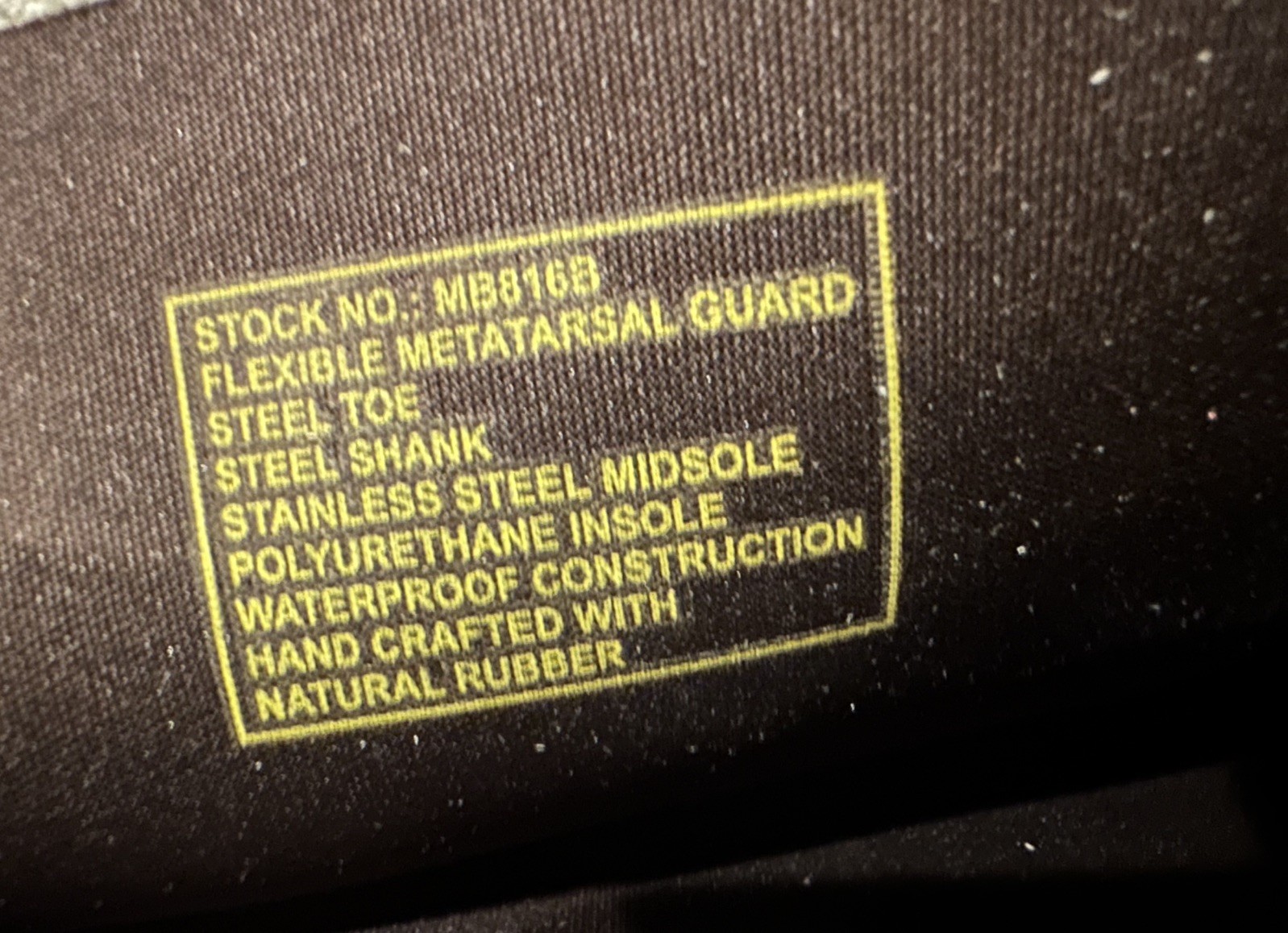 Tingley Rubber Boots ASTMF 2413-05 Mens size 7 MB816B