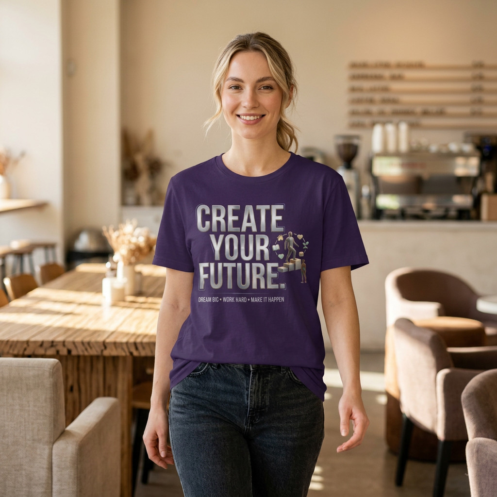 Create Your Future T-Shirt | Motivational Typography Tee